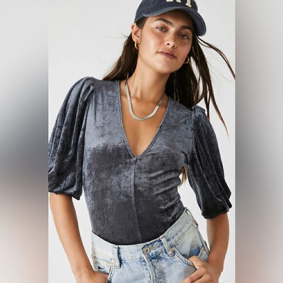 Free People Intimately NWT Don’t You Wish Bodysuit in Sunflower Seed Size Small - Picture 1 of 16